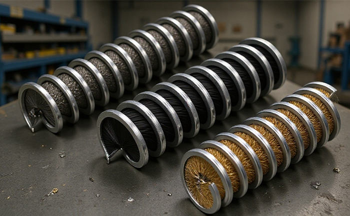 Wire Descaling Coil Brush Wire Descaling Coil Brush
